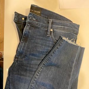 Raw hem Black Orchid skinny jeans